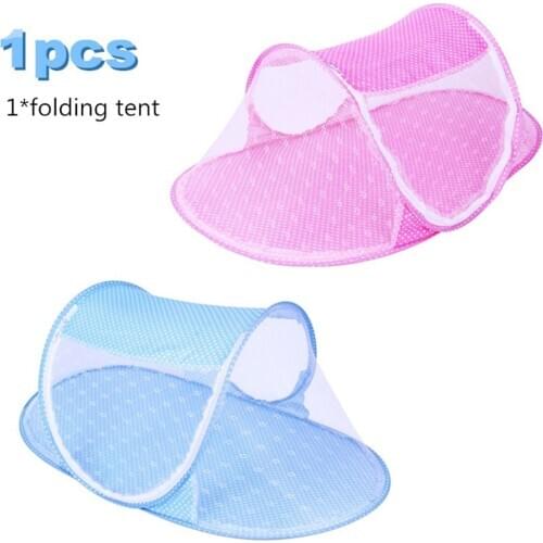 Baby Crib Netting Portable Foldable Baby Bed Mosquito Net Polyester Newborn Sleep Bed Travel Bed Netting Play Tent Children