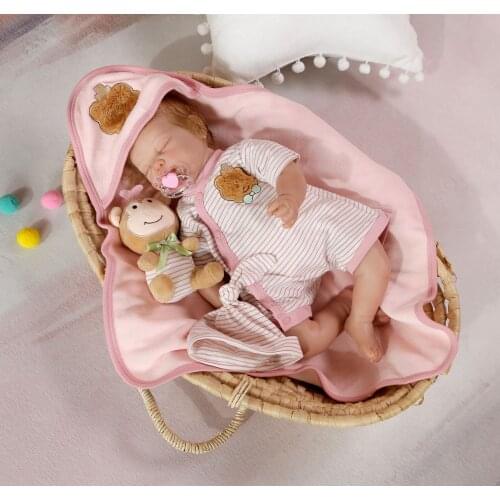 Clearance Sale handmade newborn babies high quality lifelike bebe doll reborn baby detailed paint by Genesis heat set paint