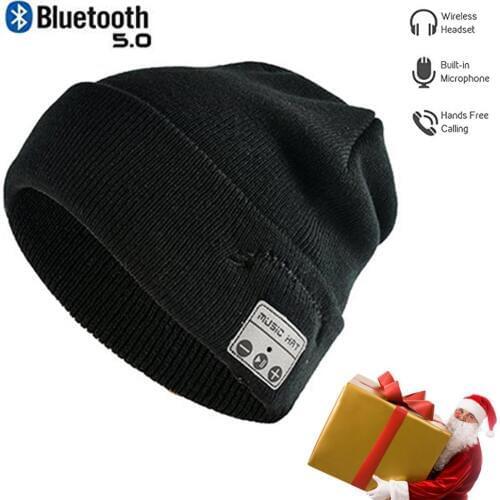 Bluetooth Earphone Music Hat Winter Wireless Headphone Cap Headset With Mic Sport Hat For Samsung Galaxy iPhone 11Pro Max