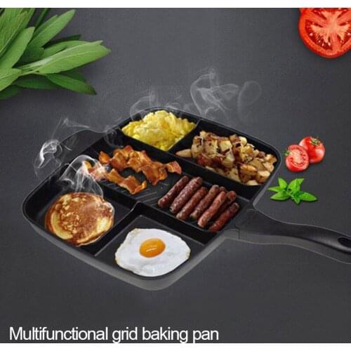Five In One Frying Pot Thickened Omelet Pan Non-stick Egg Pancake Steak Pan Cooking Egg Ham Pans Breakfast Maker Wholesale