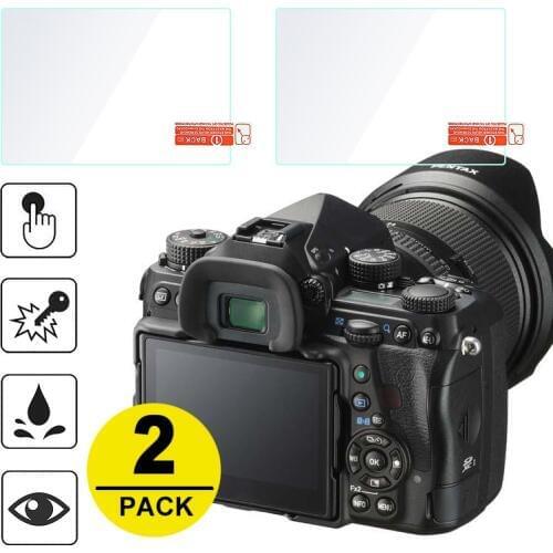 2x Tempered Glass Screen Protector for Pentax K1 K-1 Mark II KP K-S2 K-70 KS2 K70 K-3 K3 K-5 K-5IIs K-01 K-S1 Q10 645Z