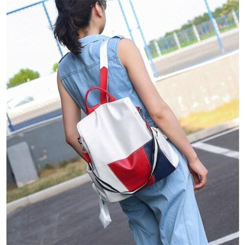 2021 New High Quality PU Leather Women Backpack Anti-Theft Travel Backpack Large Capacity School Bags For Teenage Girls Mochila