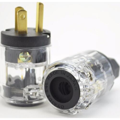 1 Pair Hifi audio P-029 C-029 US Power Cable Extension Plug