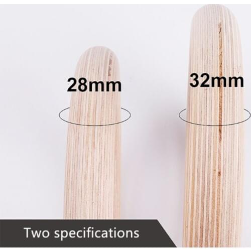 1pcs Gym Rings, Wooden Gymnastic Rings Fitness Heavy Duty Gym Training Ring 448D