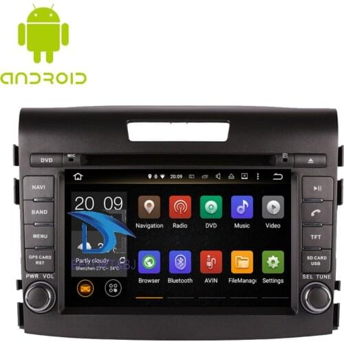 Android 9.0 Octa Core 4GB+32GB Car GPS Navigation For Honda CRV 2012-2016 Car Radio Stereo DVD BT WIFI Steering wheel multimedia