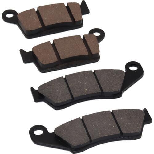 4pcs/set Motorcycle Front Rear Brake Pads For Suzuki RM 125 T-U-V 1996- /RM 125 X-Y-K1 1999-/RM 250 2000- /DR-Z 400 S-E-SM 2000