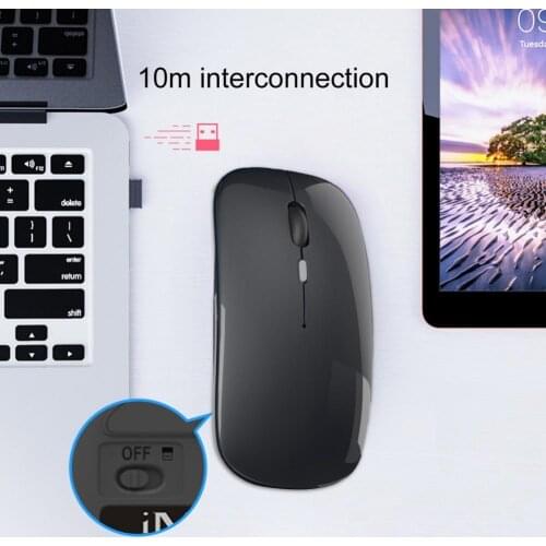Wireless Mouse Bluetooth Rechargeable Mouse Wireless Computer Silent Home Office Mause Ergonomic Mouse For xiaomi Laptop PC