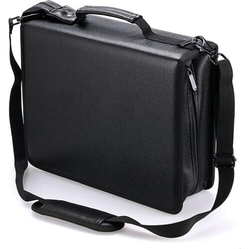 180 Holes Pencil Case School Pencilcase for Girls Boys Cartridge Large Pen Box Stationery Spiral PU Leather Penal Bag Big Pouch