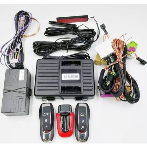 For Porsche Panamera 2010-2017 Add Push Button Start Stop System and PKE Keyless GO Easy Install with Original Start Switch