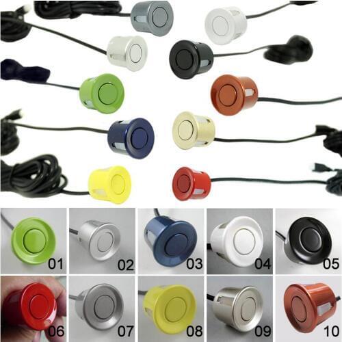 FEELDO 4Pcs 6 Meters 22mm Long Wire Sensors for Car Parking Sensor Replacement 10-Color #J-1871