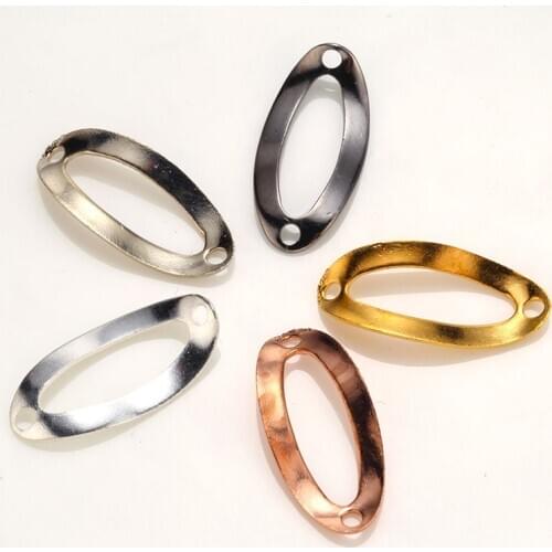 20 pcs 18*8mm wave horse eye connectors for diy earring hoop bracelet pendant connectors handmake jewelry making accessories