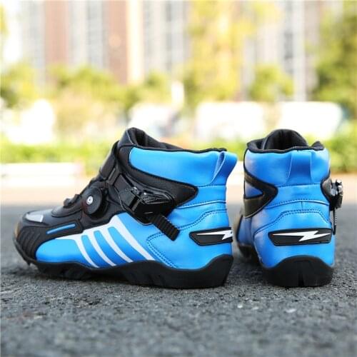 Motorcycle Breathable Riding Boots Men Motocross Boots Botas Hombre Motorcycle Shoes Biker Touring Ankle Unisex Shoes