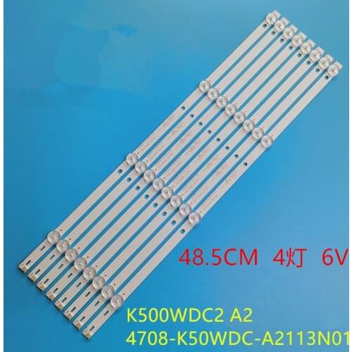 New Original 8 PCS/set LED backlight strip For P50FN0117K P50FN117K K500WDC2 K500WDC2178059 4708-K50WDC-A2113N01