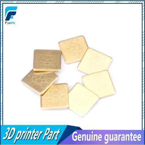 20 Pcs/Pack 12mmx12mm Thermal Pad Barrier Pure Copper Heatsink Shim for Laptop GPU VAG PAD For 3D Printer Parts