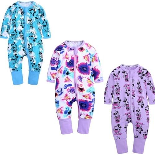 New born baby clothes long sleeve Mouse print newborn Boy Girl romper spring autumn rompers clothing toddler costume jumpsuit