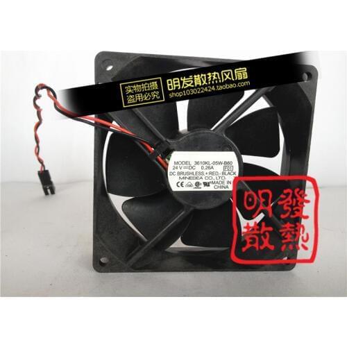 Original 9025 3610KL-05W-B60 24V 0.26a Inverter Double ball fan