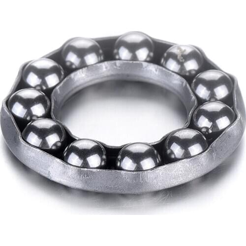 1x 51202 Flat Thrust Ball Bearings Bearing Steel 15x32x12mm For Crane Hook Jack Low Speed Reducer Accessories Bearings