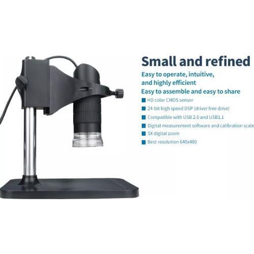 Portable Digital Microscope Magnifier 5-fold Digital Zoom 1000X Amplification Effect AVI Camera For IPHONE Mainboard Maintenance