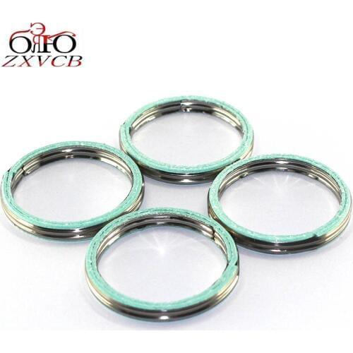 4 PCS FOR HONDA TG50 85-86 CB CM 125 185 200 CB125S CB125TT 1990 CB185T 78-79 CB200T 1976 CM200T 80-82 Exhaust Pipe Gasket Seal