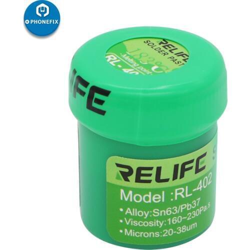 Relife Leaded Solder Paste Flux Welding Paste Flux Sn63 Pb67 183 Degree Circuit Board Repair Solder Tool