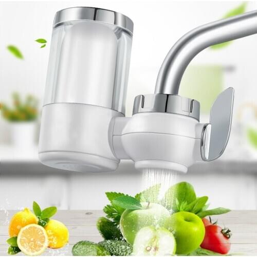 Water Faucet Filtration System,Advanced Faucet Water Filter with Activated Carbon,Removes Lead & Chlorine for Home Kitchen