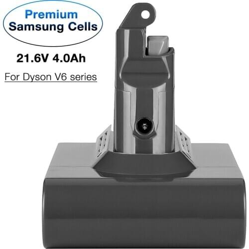 V6 Battery 21.6v 4.0Ah Replacement for Dyson DC58 DC59 DC61 DC62 Animal DC72 SV03 SV04 SV06 SV07 SV09 Handheld Vacuum Cleaner