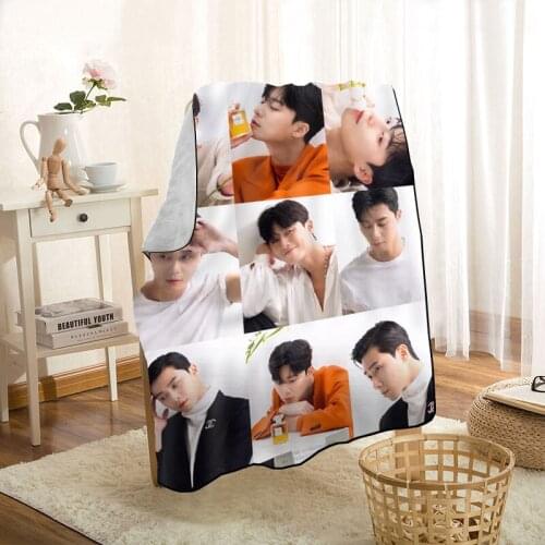 Modern Popular Park Seo Jun KPOP Blanket On For The Sofa/Bed/Car Portable 3D Blanket For Kid Home Textile Fabric 0719