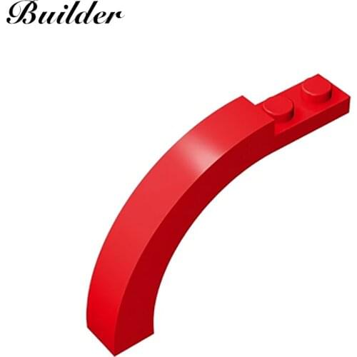 Building Blocks 15967 6060 Brick Arch 1x6x3 1/3 Curved Top DIY Parts 10PCS Compatible All Brands Education Toys for Children