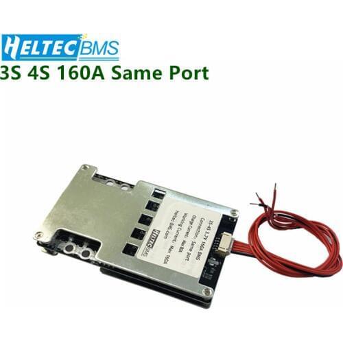 Upgrade 12.6V/16.8V BMS 3S 4S 160A Balance 18650 Battery Protection Board Li-ion/LiFePo4 for motor below 1500W