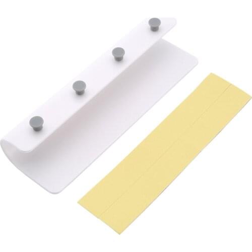 Key Hanger Holder Storage Wall Hook Rack DIY Organizer Shelf Hanging Hooks Mount Rack Home Decor 3 colors