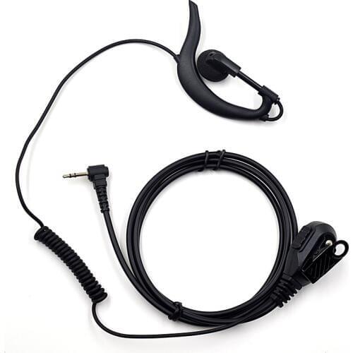 XQF 2.5mm PTT EarHook Earpiece Headset Earphone for Motorola Talkabout Radio TLKR T80 T6 T7 T8 T5820 XTR446 MD200 Transceiver