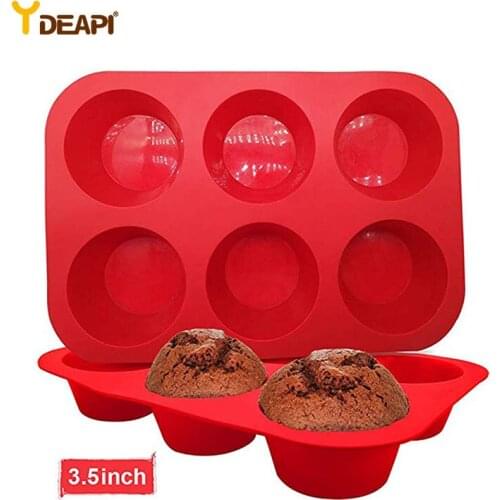 YDEAPI Cake Decorating Moulds Silicone Mold Cake Mold Silicone Baking Tools For Cakes Mousse Soap Molds 3D Cake Tray Baking Pan