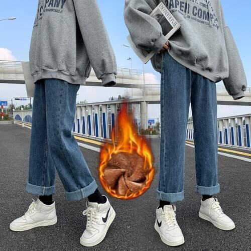 Womens High Waist Jeans Leisure Wide Leg Pants Fashion Vintage Straight Denim Pants Autumn 2020 Female