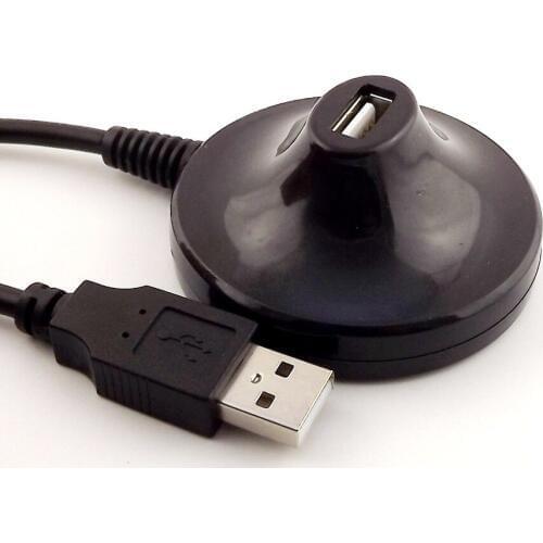 10x Black USB 2.0 A Male To USB 2.0 A Female Extended Base Docking Extension Cable Cord 1.5m/5ft