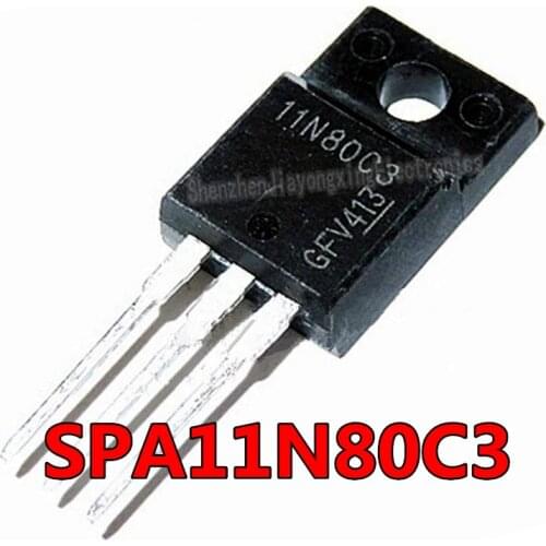 10pcs/lot SPA11N80C3 11N80C3 11N80 TO-220F best quality