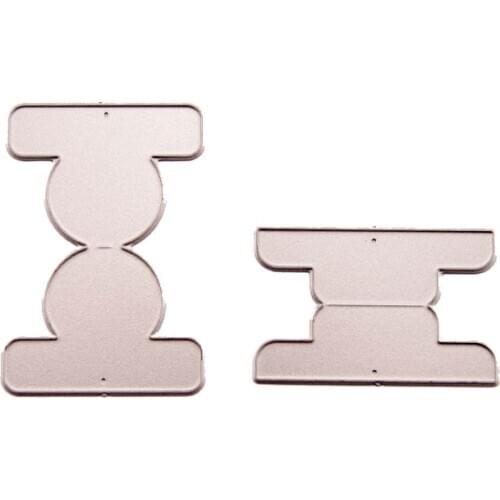 2Pcs/Set 2020 New Bookmark Metal Cutting Dies Stencil Card Making Decor Embossing Stamps and Dies Tag Template