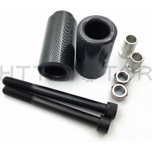 Aftermarket Free shipping motorcycle parts Frame Slider Crash Protector For Kawasaki 1996-2003 ZX-7R ZX7R ZX 7R Carbon