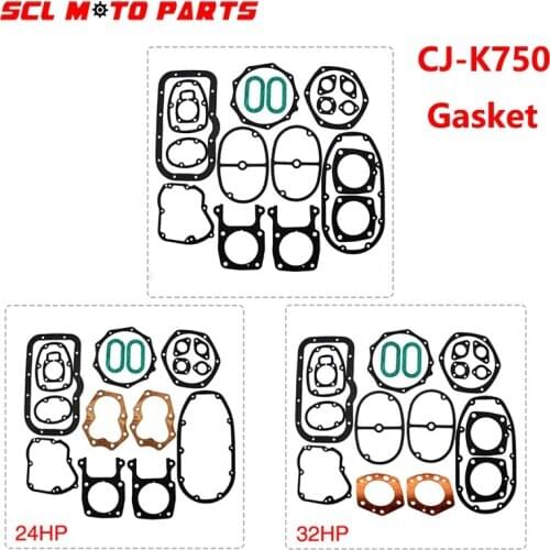 ALconstar-Ural CJ-K750 Motor Complete Repair Gasket Set 24HP 32HP M1 SV Flat Head M72/BMW R71/K750 Help Speed High performance