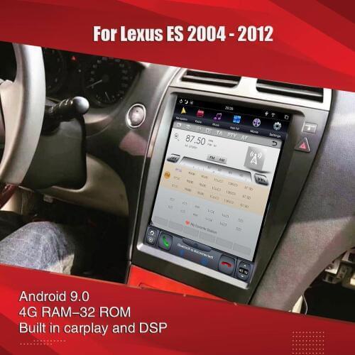 Aucar Tesla For lexus es Android 9 Car Radio for Lexus ES240 ES350 2004-2012 GPS Navigation Stereo autoradio headunit