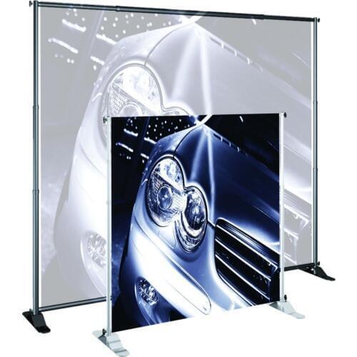 Free Shipping!Telescopic Pop Up Banner Stand Jumbo Telescopic Cross Bar Dye Sublimation Fabric Background Support