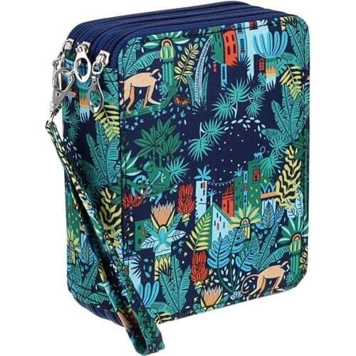 72 Slots Pencil Case for Girls Boys School Pencilcase Large Capacity Penal Big Stationery Pen Box Kit Penfolder Pouch Supplies