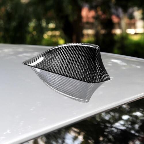 Black Carbon Fiber Shark Fin Antenna Cover for BMW E46 E90 E92 F20 F30 F10 F34 G30 M2 M3 M4 F15 F16 X5M X6M Models Accessories