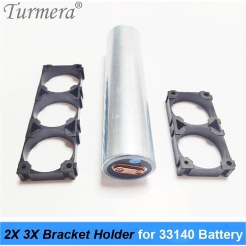Turmera 2X 3X Bracket Holder for 3.2V 33140 Lifepo4 Battery Safe Anti Vibration Plastic Case Assembled in Battery Pack Use 10PCS