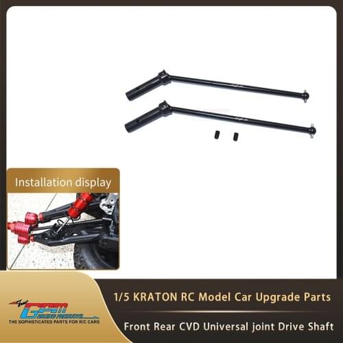RC Car Parts GPM ARRMA 1/5 KRATON 8S Bigfoot Model Cars Metal Harden Steel Front Rear Universal CVD Universal joint Drive Shaft
