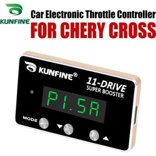 KUNFINE Car Electronic Throttle Controller Racing Accelerator Potent Booster For CHERY CROSS Tuning Parts Accessory