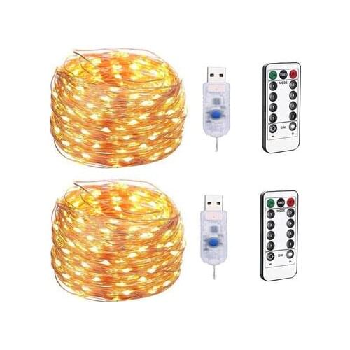 String light led garland 5m 10m 20m USB battery powered outdoor Warm white/RGB festival wedding party decoration fairy light