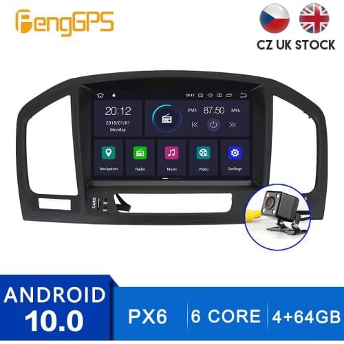 Android 10.0 GPS Navigator for Opel Vauxhall Holden Insignia 2008-2013 Auto Stereo Touchscreen Multimedia Mirror Link DSP PX6