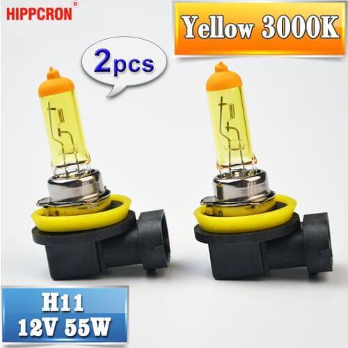 Hippcron H11 Halogen Lamps (PGJ19-2)