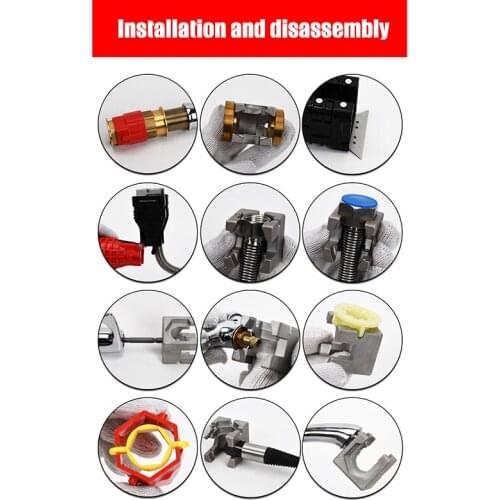 18-in-1 Faucet and Sink Installer Tool Faucet Socket Wrench Plumbing Tool for Tight Spaces Plumbers Kitchen Bathroom PI