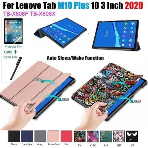 New 2020 Gligle Leather Case cover for Lenovo Tab M10 Plus TB-X606F TB-X606X TB-X606 10.3 inch Tablet full body protective Shell